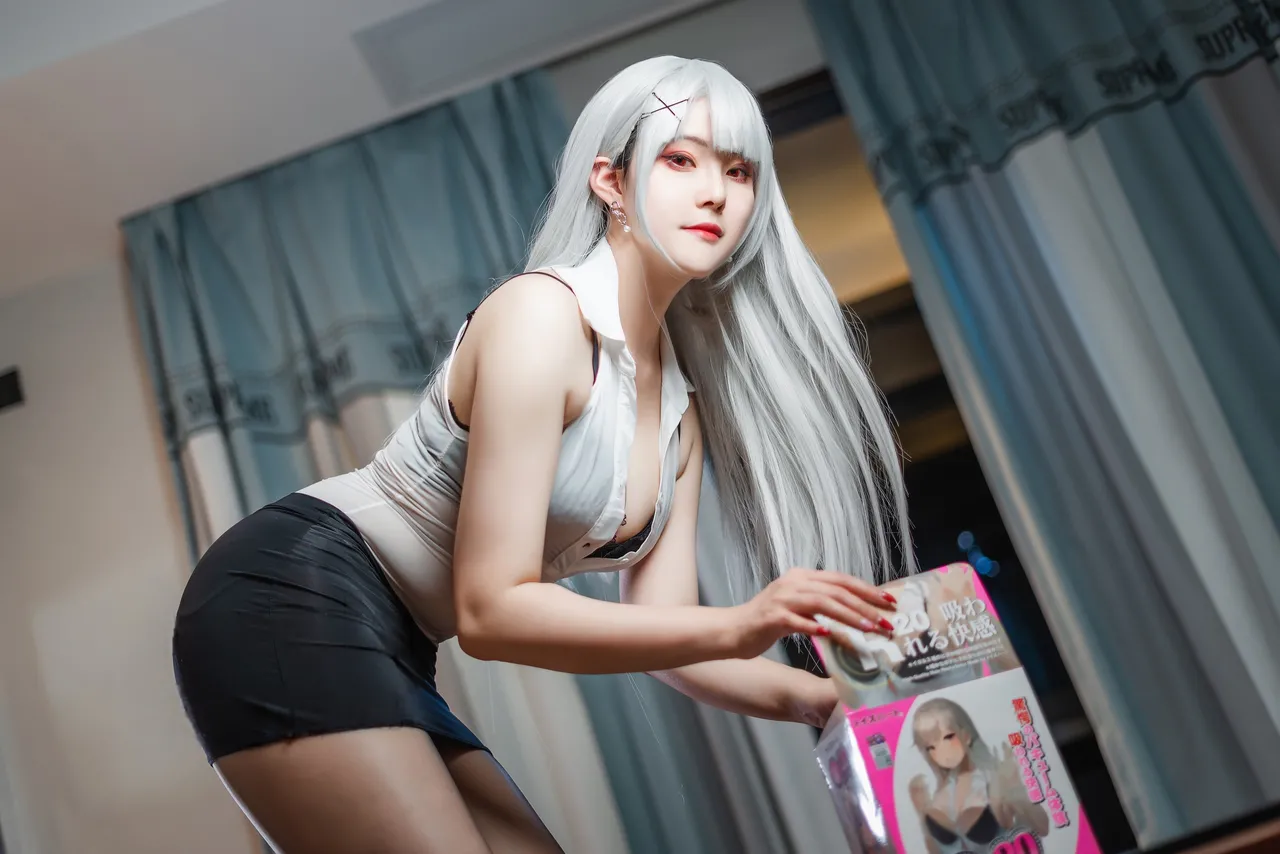 Natsuko夏夏子 - OL灰机杯-erohere12.webp